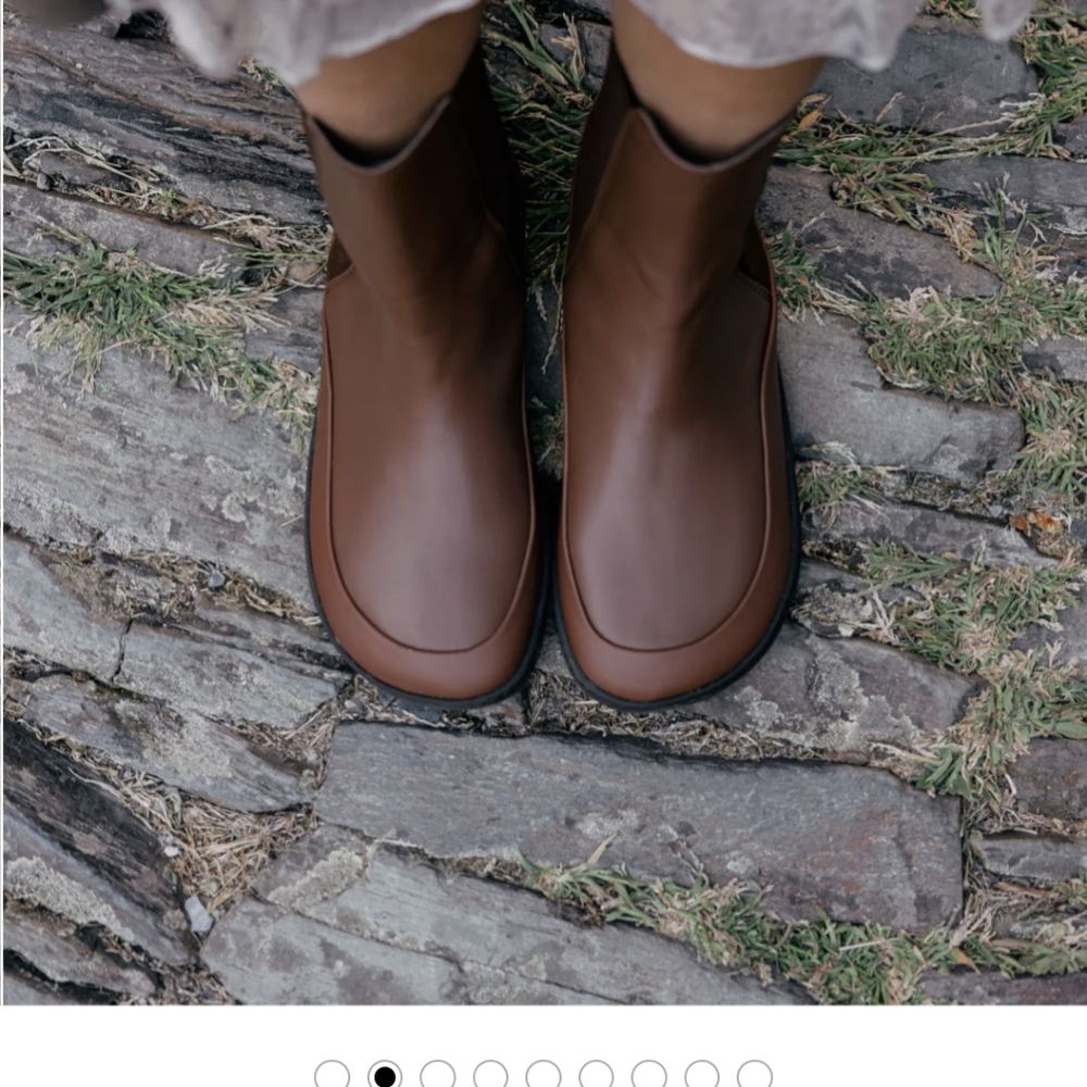 Shapen Victory Boots Barefoot Chelsea Boot Brown EU 38/Women's Size 8 New In Box - Picture 6 of 8